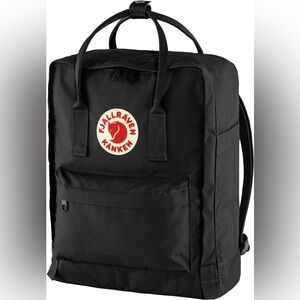 Fjalraven Kånken Black Everyday Outdoor Backpack